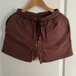 Athletic Women’s Brown Terry Shorts